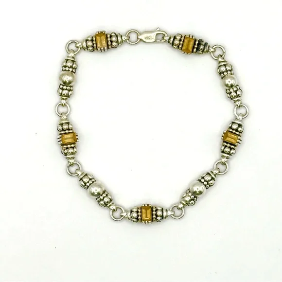 Lagos Caviar Silver Citrine Bracelet - Picture 1 of 7